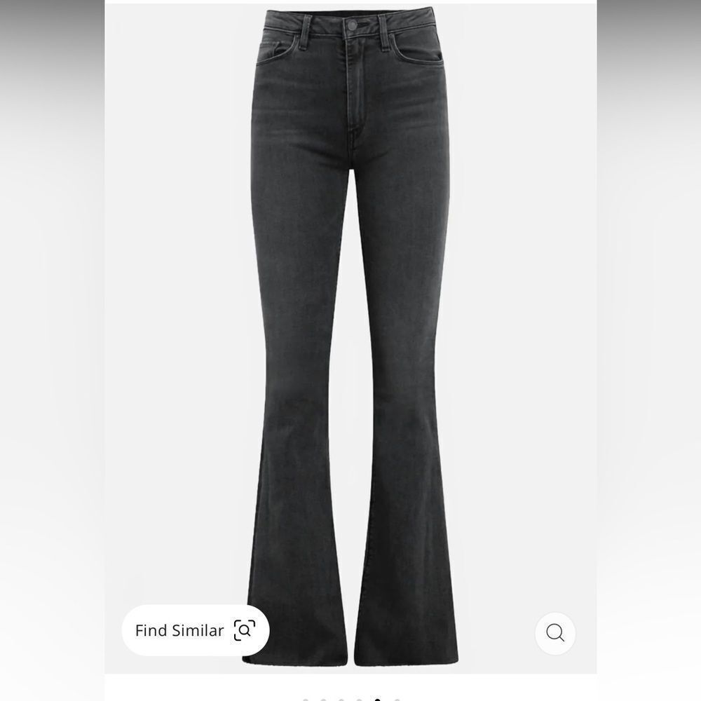 Hudson Holly High Rise Flare Jean In Washed Black